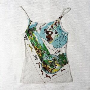 vintage africa graphic cami